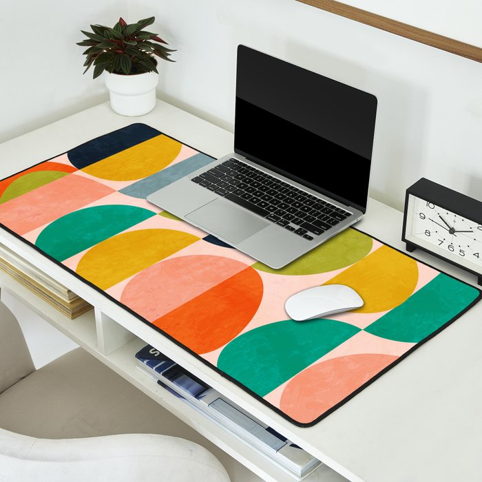 shapes abstract II Desk Mat Gallery Image 2