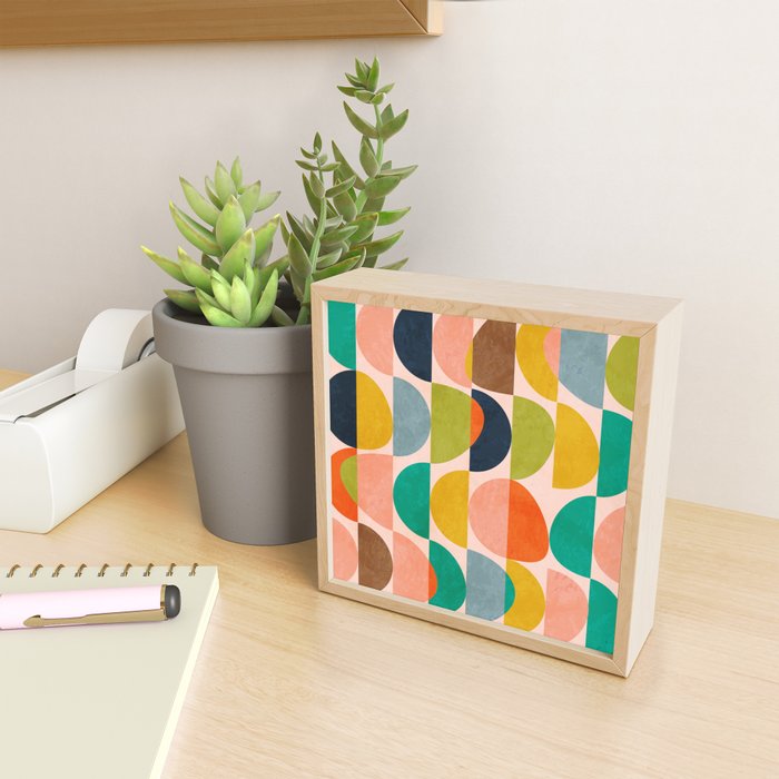 shapes abstract II Mini Art Print Gallery Image 2