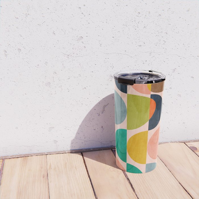 shapes abstract II Travel Mug Gallery Image 4