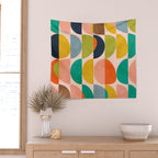 shapes abstract II Wall Tapestry Gallery Image 2