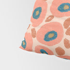 Textured Bold Flower - Peach Pillow Sham Gallery Image 4