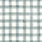 watercolor plaid - muted blue Coffee Mug Gallery Image 2