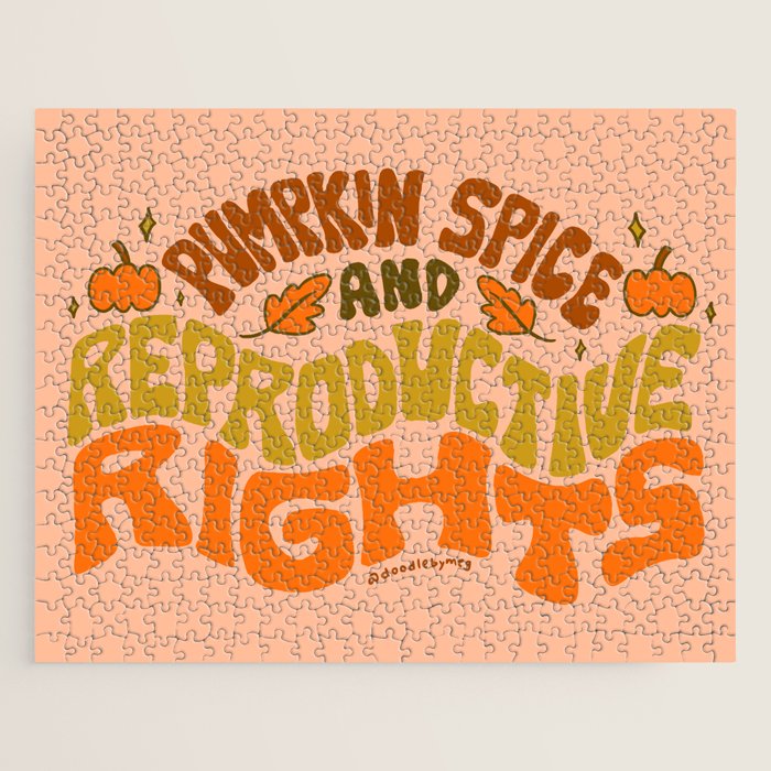 Pumpkin Spice and Reproductive Rights Jigsaw Puzzle Gallery Image 1
