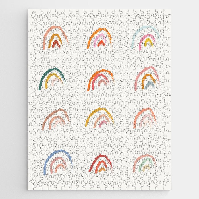 Pastel Rainbows Jigsaw Puzzle Gallery Image 1
