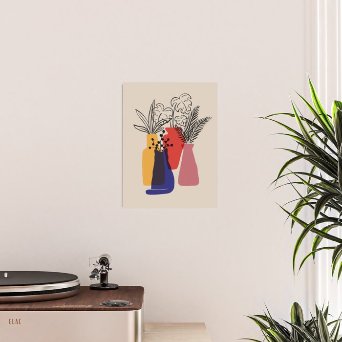 Cat and Plant 66 Poster Gallery Image 2