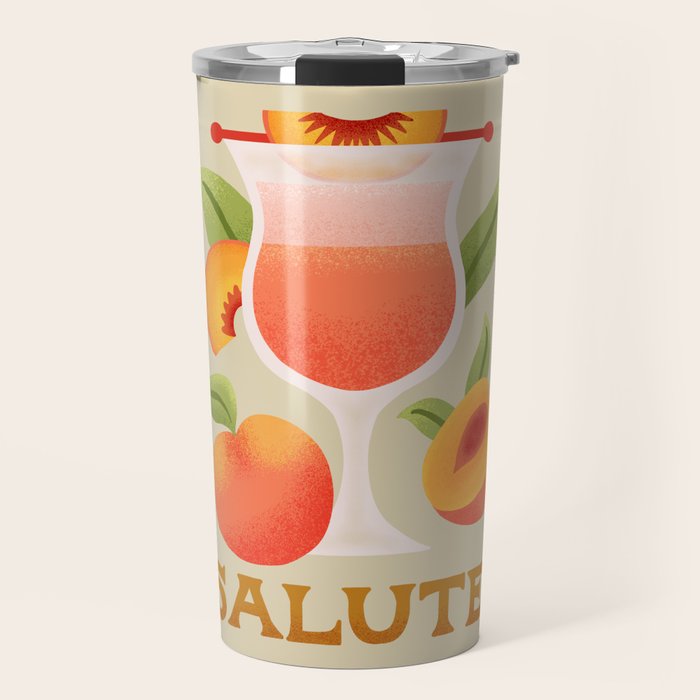 Bellini - Amalfi Coast Cocktails Travel Mug Gallery Image 1