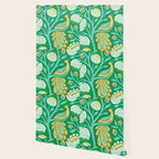 Peacock Dreams - Electric Green Wallpaper Gallery Image 2