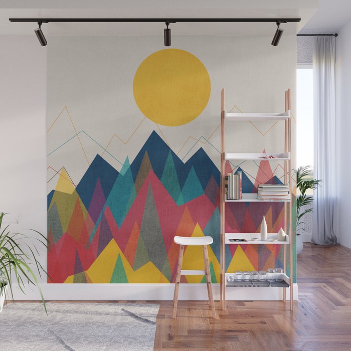 Uphill Battle Wall Mural Gallery Image 1