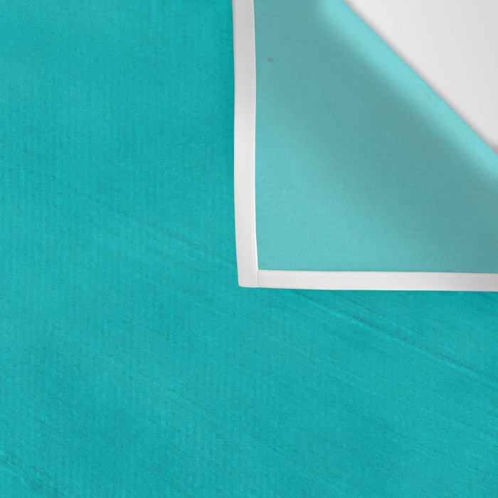 Turquoise Minimalist Digital Painting Artwork Black Lines Wall Tapestry Gallery Image 3