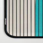 Turquoise Minimalist Digital Painting Artwork Black Lines Laptop Sleeve Gallery Image 3