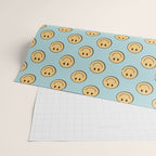 smiley face 90s Wrapping Paper Gallery Image 2