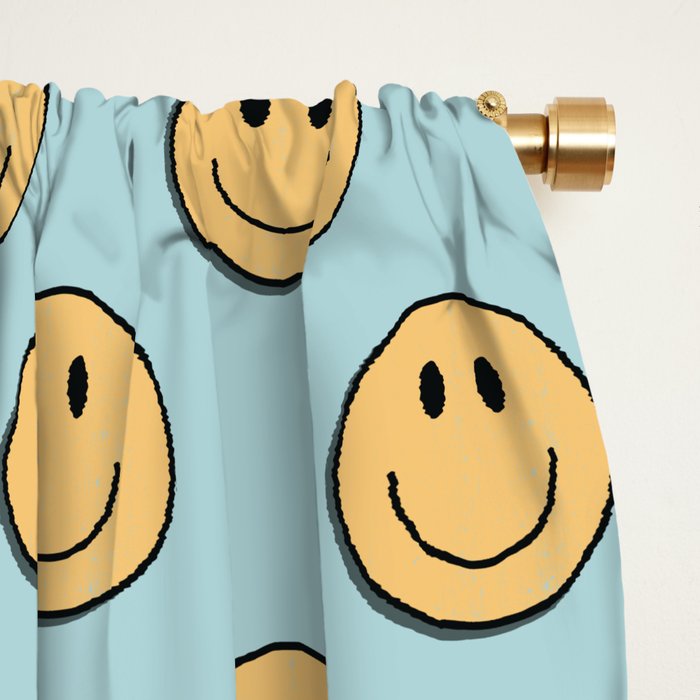 smiley face 90s Window Curtain Gallery Image 2