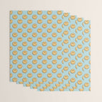 smiley face 90s Wrapping Paper Gallery Image 3