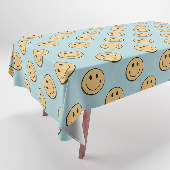 smiley face 90s Tablecloth Gallery Image 1
