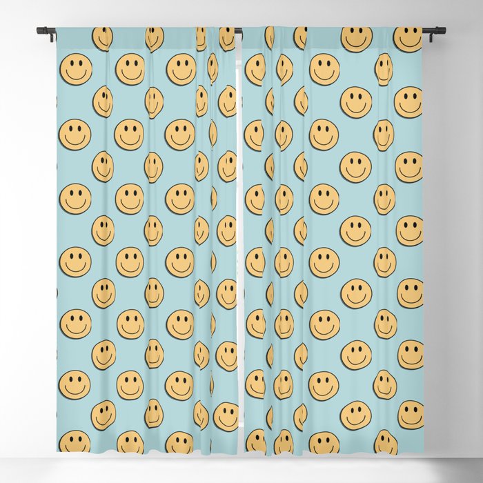 smiley face 90s Window Curtain Gallery Image 5