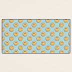 smiley face 90s Desk Mat Gallery Image 3