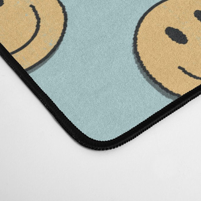 smiley face 90s Desk Mat Gallery Image 4