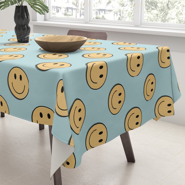 smiley face 90s Tablecloth Gallery Image 3