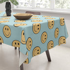 smiley face 90s Tablecloth Gallery Image 3