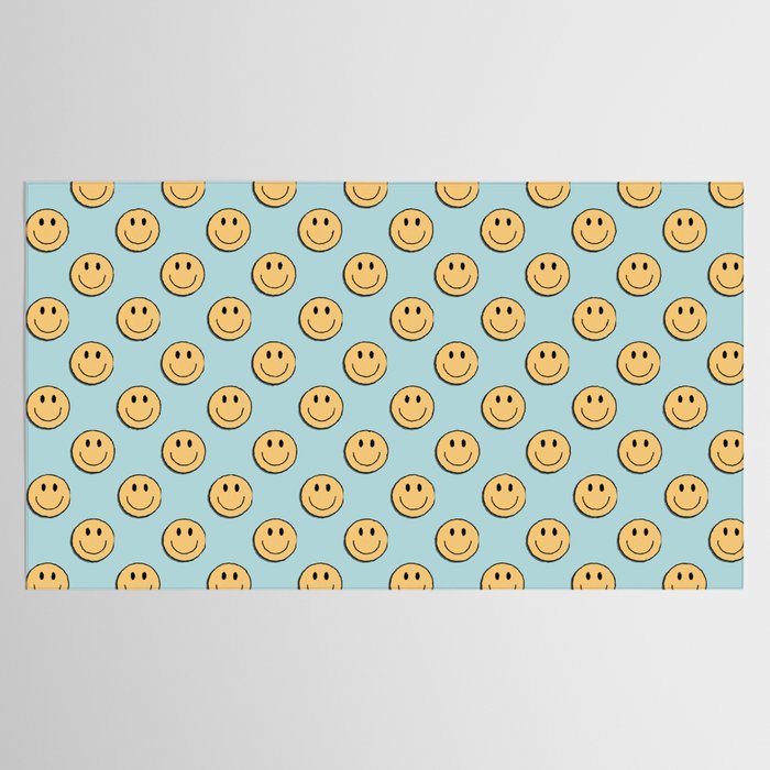 smiley face 90s Tablecloth Gallery Image 2