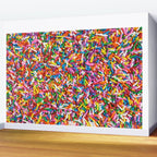 Rainbow Sprinkles Sweet Candy Colorful Wall Mural Gallery Image 2