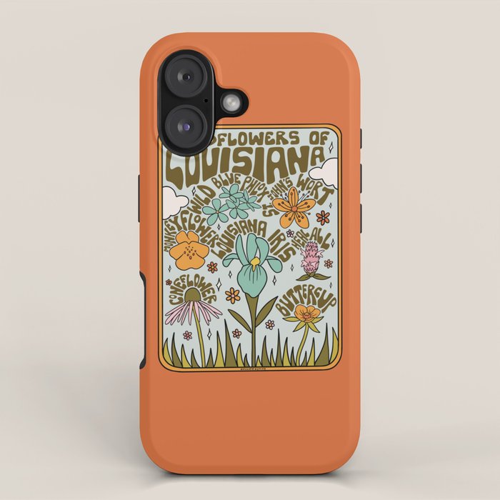 Louisiana Wildflowers iPhone Case Gallery Image 1