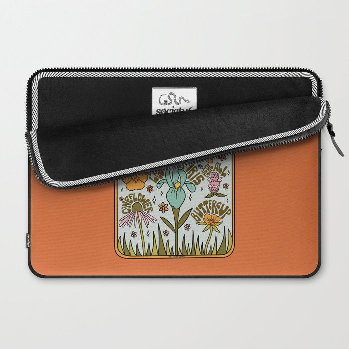 Louisiana Wildflowers Laptop Sleeve Gallery Image 2