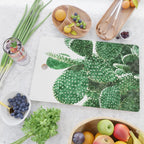 Velvet Cactus | Watercolor Botanical Plants | Minimal Boho Scandinavian Painting Cutting Board Gallery Image 2