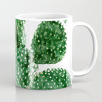 Velvet Cactus | Watercolor Botanical Plants | Minimal Boho Scandinavian Painting Coffee Mug Gallery Image 1