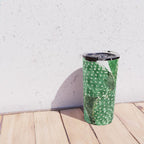 Velvet Cactus | Watercolor Botanical Plants | Minimal Boho Scandinavian Painting Travel Mug Gallery Image 4