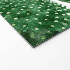 Velvet Cactus | Watercolor Botanical Plants | Minimal Boho Scandinavian Painting Welcome Mat Gallery Image 2
