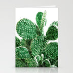 Velvet Cactus | Watercolor Botanical Plants | Minimal Boho Scandinavian Painting Stationery Card Gallery Image 2