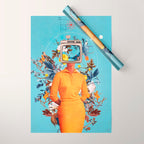 Don't Feed the Monitors with your Dreams Wrapping Paper Gallery Image 1