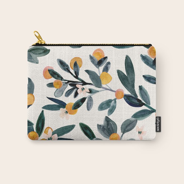 Clementine Sprigs Carry All Pouch