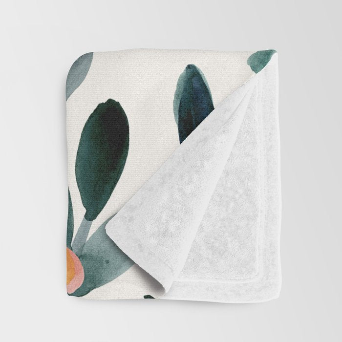 Clementine Sprigs Throw Blanket Gallery Image 3