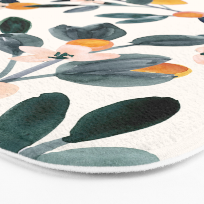 Clementine Sprigs Bath Mat Gallery Image 3
