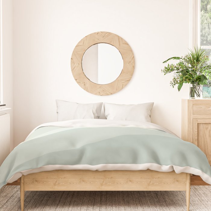 Abstract Color Waves XXXV Duvet Cover Gallery Image 3