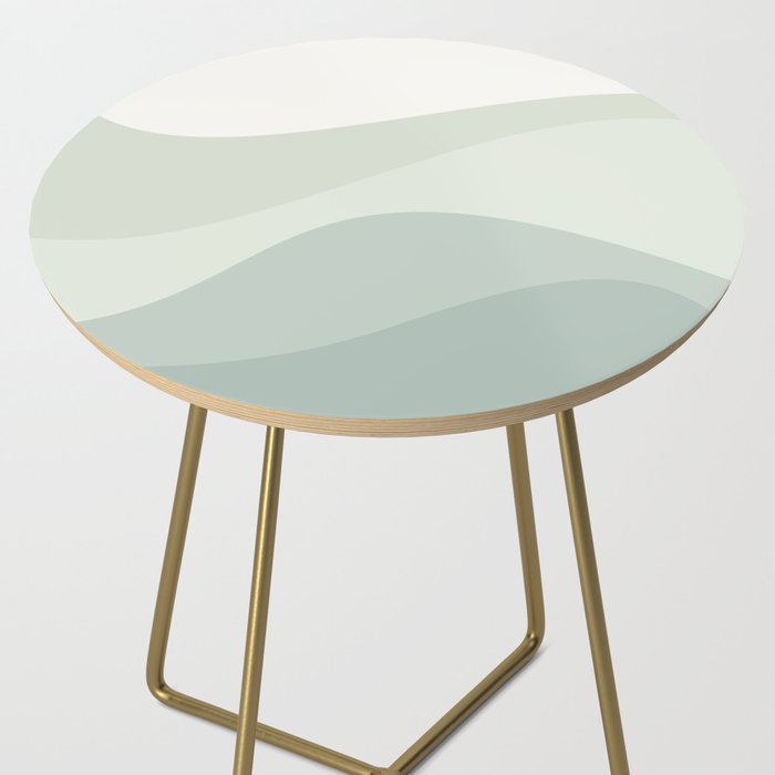 Abstract Color Waves XXXV Side Table Gallery Image 2