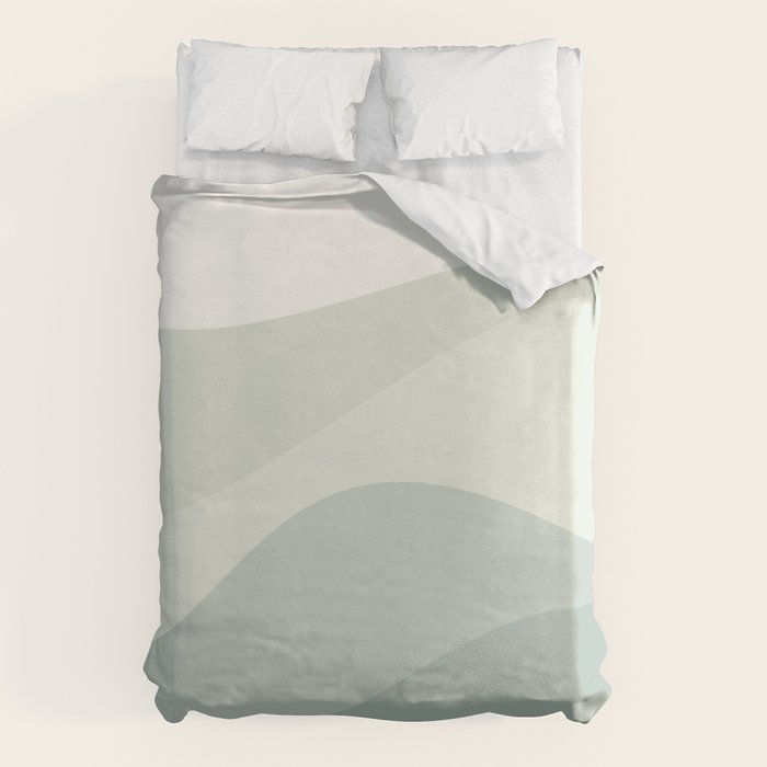 Abstract Color Waves XXXV Duvet Cover Gallery Image 6