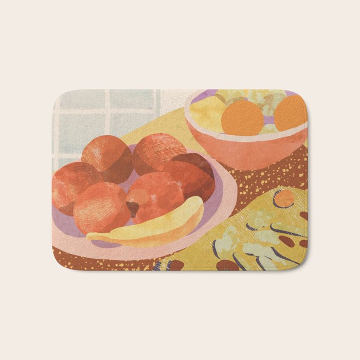 Colorful Dinner Bath Mat Gallery Image 1