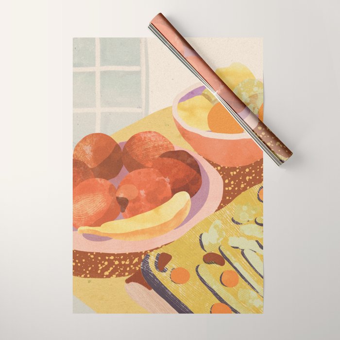 Colorful Dinner Wrapping Paper Gallery Image 1