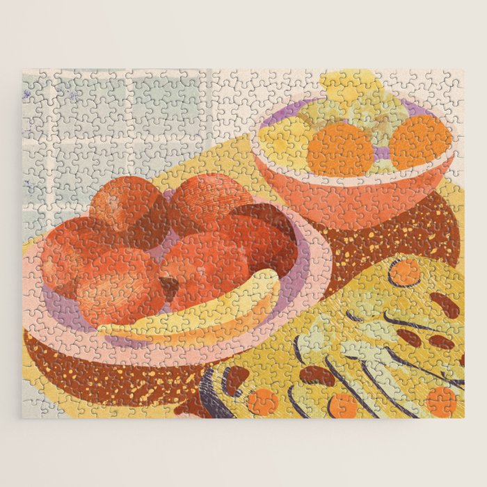 Colorful Dinner Jigsaw Puzzle Gallery Image 1