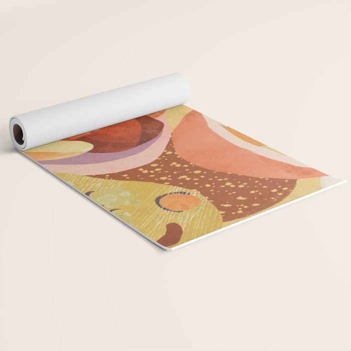 Colorful Dinner Yoga Mat Gallery Image 2