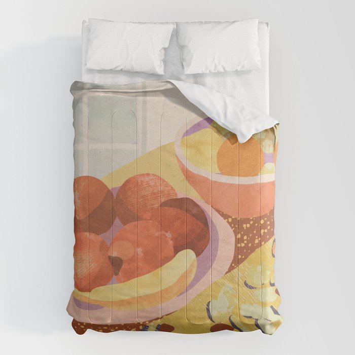 Colorful Dinner Comforter Gallery Image 1