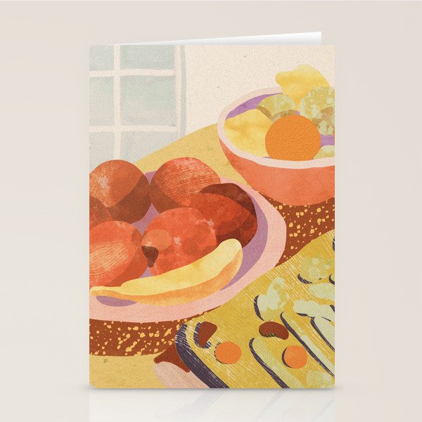Colorful Dinner Stationery Card Gallery Image 1