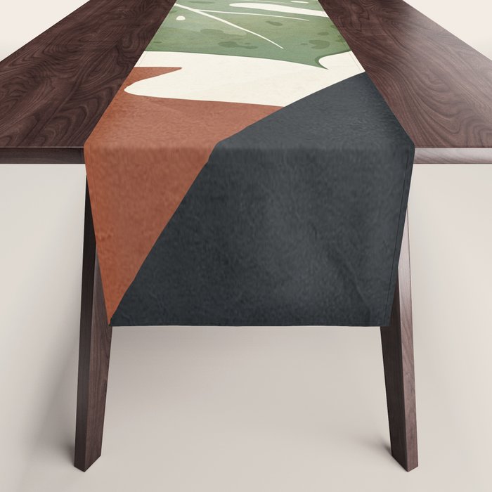 Branches and Leaves in an Abstraction 01 Table Runner Gallery Image 1