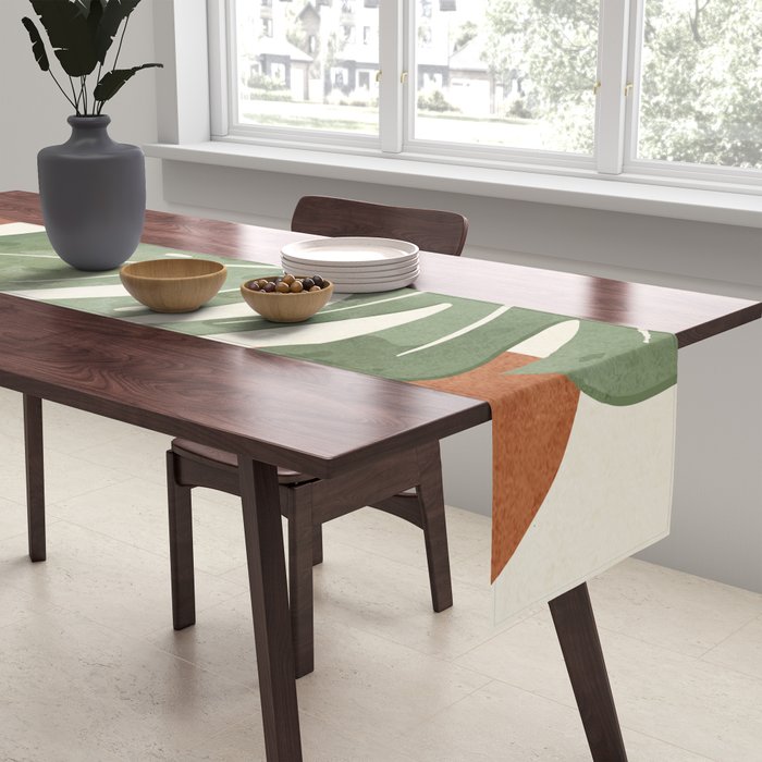 Branches and Leaves in an Abstraction 01 Table Runner Gallery Image 2