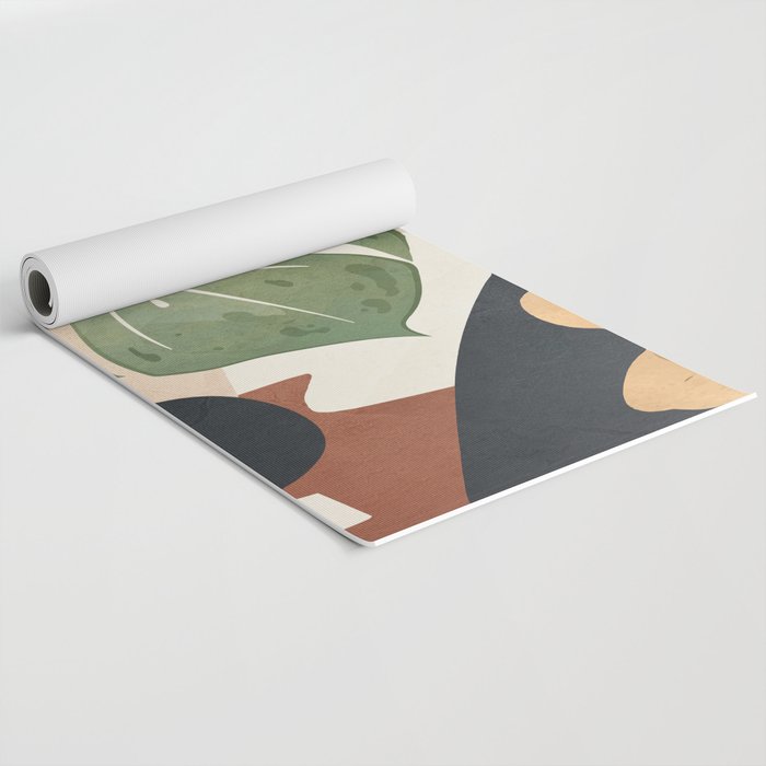 Branches and Leaves in an Abstraction 01 Yoga Mat Gallery Image 2