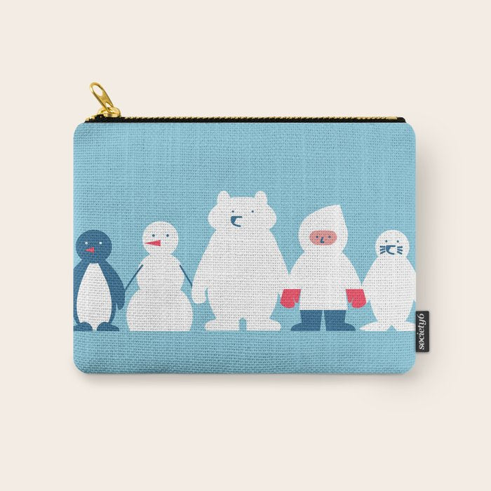 Winter friends Carry All Pouch Gallery Image 1
