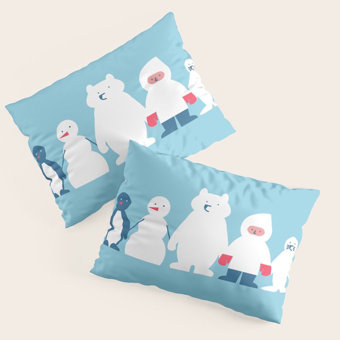 Winter friends Pillow Sham Gallery Image 1